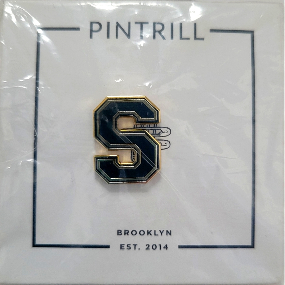 Pintrill Varsity Letter Pin "S" NIP